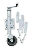 Folding Trailer Jack with Wheel- 1,000 lb.