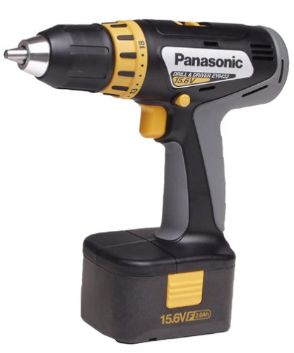 Panasonic EY6432FQKW 15.6-Volt Ni-Cad 1/2-Inch Cordless Drill/Driver Kit