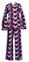 Frankie and Johnny BUTTERFLIES Womans Cotton Lounger Pajama, XS
