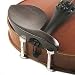 Guarneri 3/4 - 4/4 Violin Chinrest - Rosewood with Hill Bracket