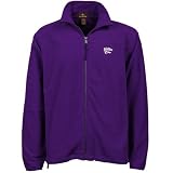 Antigua Kansas State Wildcats Purple Score Full Zip Fleece Jacket