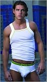 2(x)ist Bold Square Cut Tank, weiß