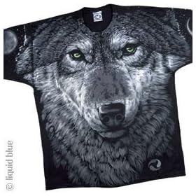 Nature - Arctic Wolf Black T-Shirt by Nature