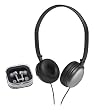 Coby CV140SVR Jammerz Ultra 2-In-One Combo DJ Style Stereo Headphones and Earphones (Silver)