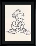 Mickey's Golfing Day Print matted (11 X 14)