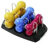 Empower 32-Pound Dumbbell Set with Organizer and DVD