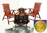 Stainless Steel Chimenea Fire Pit