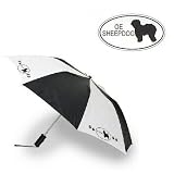 Compact Travel Umbrella featuring the Old English Sheepdog (1.5 X 1.5 X 14 inches)