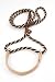 Mendota Twist Big Dog Martingale Leash (Color=Pink Chocolate,Size=1/2 inch x 4 foot)
