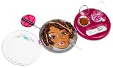 Review Mattel J08280b / Mattel - Barbie Fashion Fever Compact Styling Face Brunette with Braids