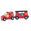 BRIO 33542 Wooden Railway System: Light & Sound Fire Engine