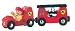 BRIO 33542 Wooden Railway System: Light & Sound Fire Engine