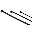 Hama Kabelbinder-Set, 150 St�ck, selbstsichernd, Schwarz