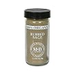 Morton & Bassett Organic Rubbed Sage, 1.2-Ounce Jars (Pack of 3)