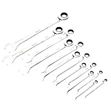 Titan 17355 12-Piece Ratcheting Metric Combination Wrench Set