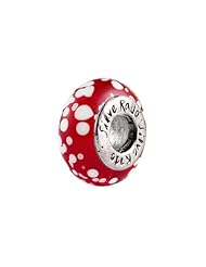SilveRado (tm) FF05 Murano Glass Desire Pandora Compatible Bead / Charm