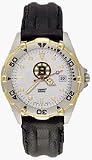 Boston Bruins NHL All Star Watch with Leather Band - Men's from LogoArt