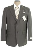 Ralph Lauren Mens Single Breasted 2 Button Olive Sharkskin Wool Suit - Size 40S
