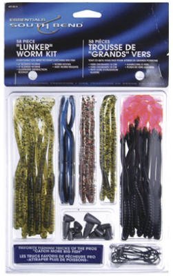 South Bend Fishing Lures Lunker Worm Kit