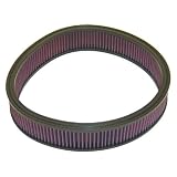 Replacement Round Air Filter - 1974 Oldsmobile Custom Cruiser 455 V8 Carb - W Hood... by K&N