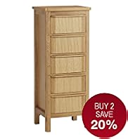 Chloe 5-Drawer Tallboy