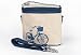 SoYoung Small Insulated Cooler Lunch Bag - Blue Bicycle