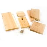 Songbird Essentials SESCSRW7002 Chickadee Nesting Box Kit Bird