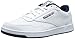 Reebok Men's Club Memt Fashion Sneaker, White/Collegiate Navy, 8.5 M US
