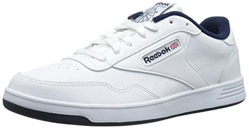 Reebok Men's Club Memt Fashion Sneaker, White/Collegiate Navy, 8.5 M US