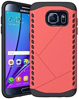 Galaxy S7 Edge Case, X-Master® [Shock Absorption] [Minimalism Series] Hybrid Dual Layer Armor Defender Protective Case Cover for Samsung Galaxy S7 Edge 5.5 inch (Rose)