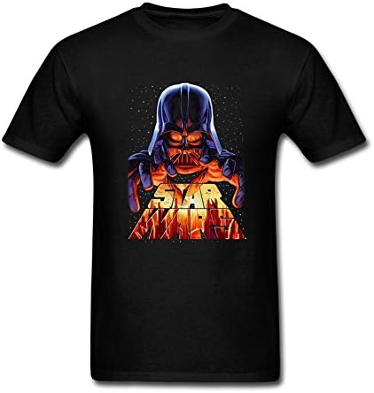 Monxin Star Wars Darth Vader in Control O-Neck T Shirtfor Mens Black XL