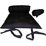 Brand New Black Traditional Japanese Floor Futon Mattresses, Foldable Cushion Mats, Yoga, Meditaion. by 