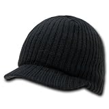 NEW DECKY SKI SKATE CAMPUS JEEP CAP, BLACK BEANIE