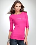 41WKdzUdnsL. SL160  bebe Logo Boatneck Top   AZALEA (S) Reviews