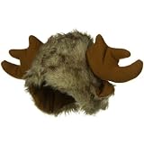 Furry Moose Hat – Brown W40S23A