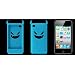 Electronics : Devil Design Silicone Skin Case Cover for iPod Touch 4 - Light Blue