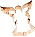 Old River Road Angel Shape Cookie Cutter, Copper