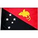 Papua New Guinea Flag Polyester 3 ft. x 5 ft.