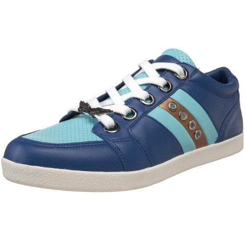 Robins Jean Men's Maddox Sneaker,Blue/Turquoise,13 D US