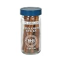 Morton & Bassett Organic Cinnamon Sticks, 1.1-Ounce Jars (Pack of 3)