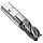 YG-1 EMB40 Carbide Corner Radius End Mills, Metric, Long Length, Weldon Shank, AlTiN Finish Helix, For Use With All Materials