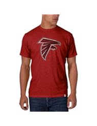 Sports: NFL Atlanta Falcons Mens 47 Brand Scrum Basic Tee (Style 1), Rescue Red, XX-Large - '47 Brand
