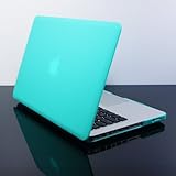 TopCaseฎ Tiffany Blue Rubberized Satin Hard Case Cover for New Macbook Pro 13-inch (A1278/with or without Thunderbolt)