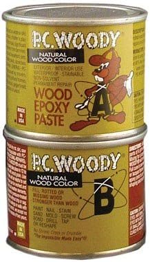 Pc Woody Epoxy Paste 12 Oz