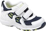 Infant Boys' Stride Rite See Saw H&L (7.5 W Infant in White/Navy Leather/Mesh)