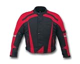 Men's Waterproof Lined Textile Motorcycle Jacket Coat