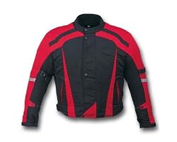 Waterproof Lined Textile Motorcycle Jacket - 5 Colors