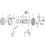 �_�C��(Daiwa) �o�C�L���O ��44 �p�[�c:�h���C�u�M���[(���iNo.017) 138:406