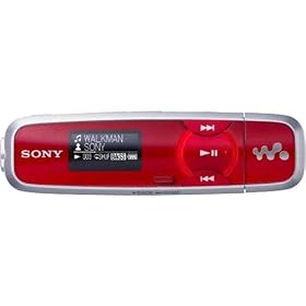Sony 2 GB Walkman MP3 Player (Red) by Sony