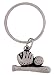 Clayvision Baseball Softball Bat Glove Pendant Key Chain